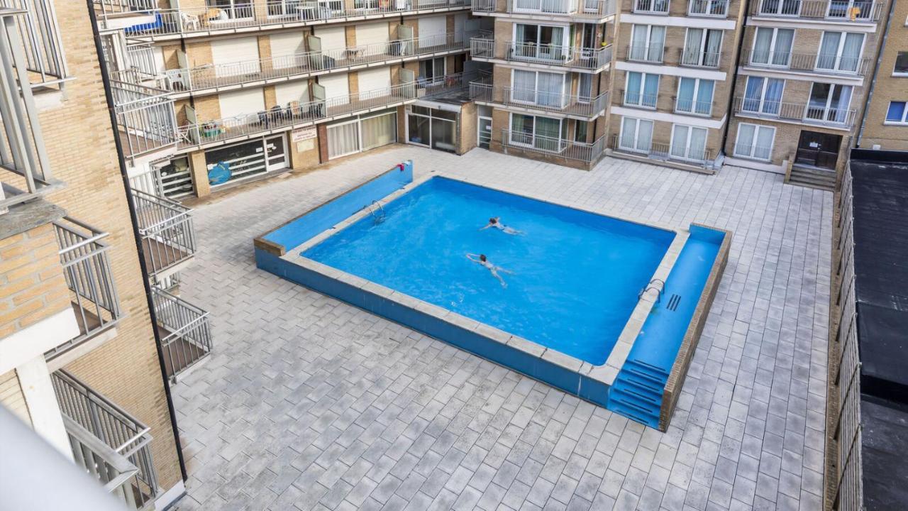 Zonnig En Gezellig Appartement Met Zijdelings Zeezicht En Zwembad In Коксейде Экстерьер фото